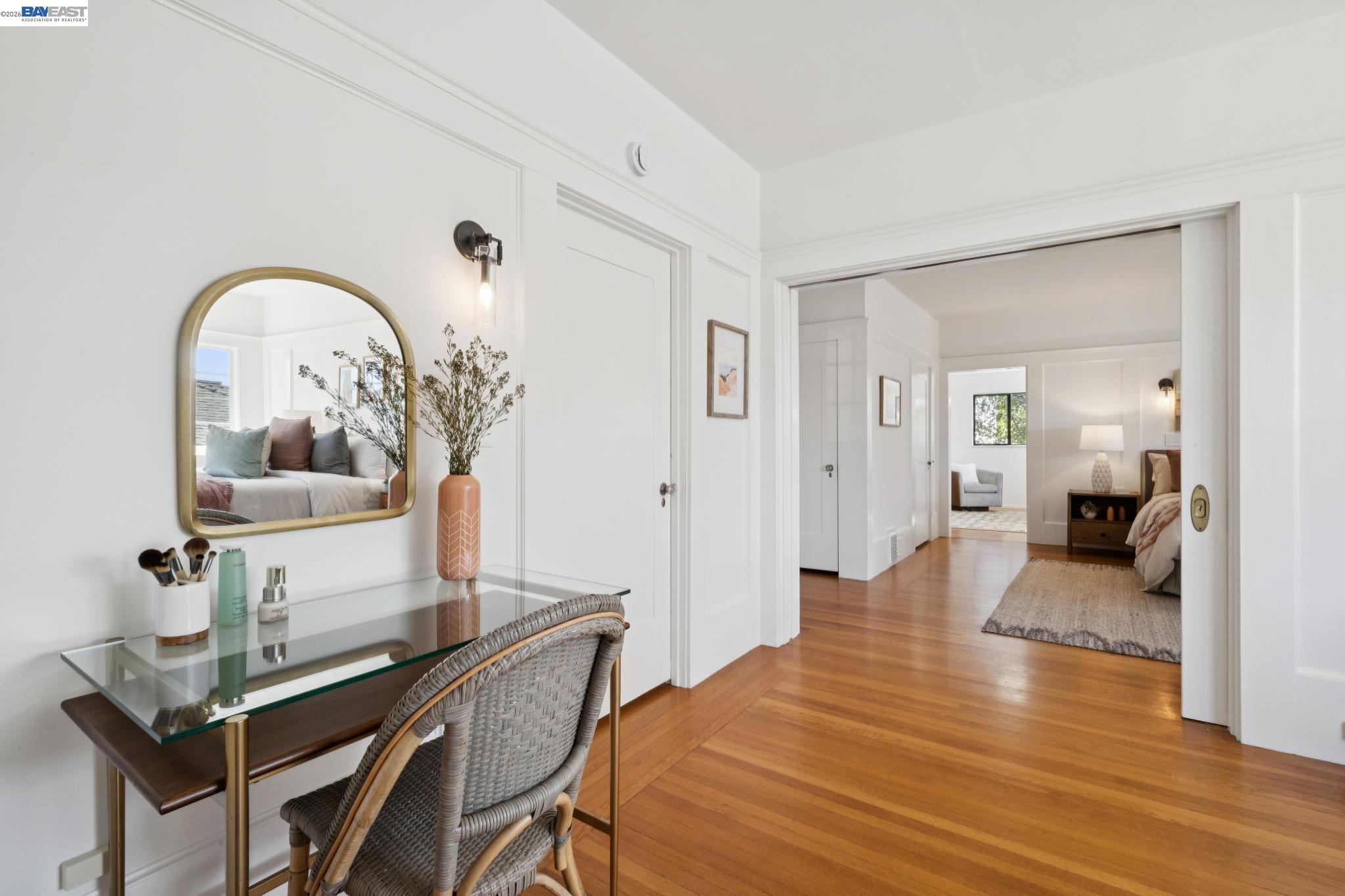 1122 Bay Street Alameda, CA 94501 - Photo 45 of 60 a living room with furniture and wooden floor