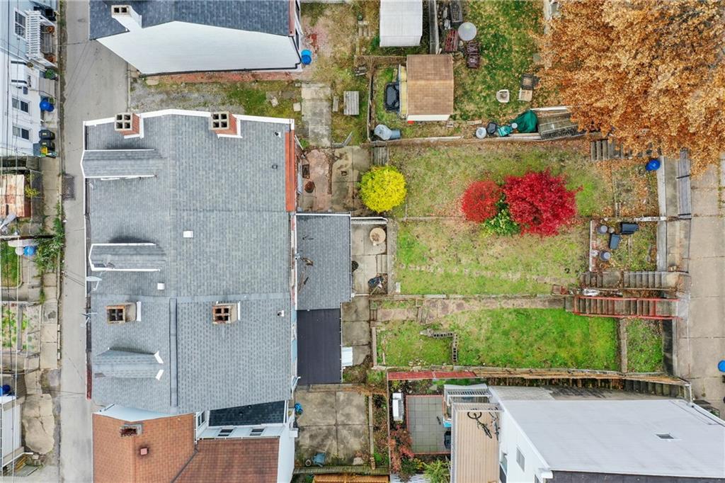 5154-5158 Natrona Way Pittsburgh, PA 15201 - Photo 6 of 46 an aerial view of residential houses with outdoor space and street view