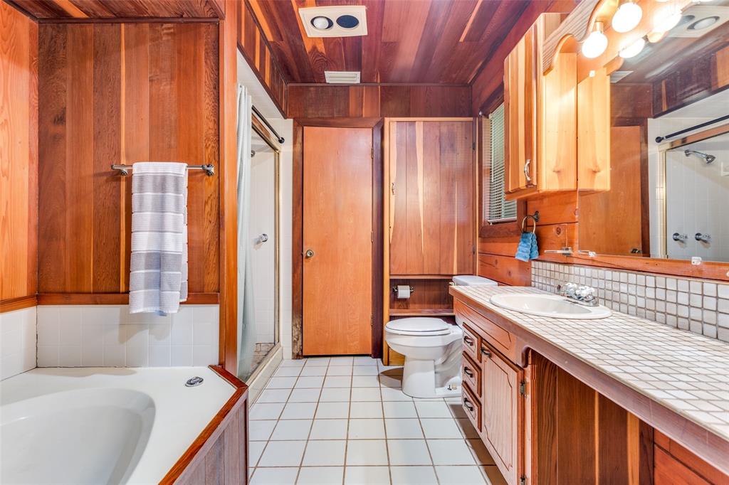 779 County Road 1971 Yantis, TX 75497 - Photo 23 of 40 a bathroom with a sink a toilet and shower