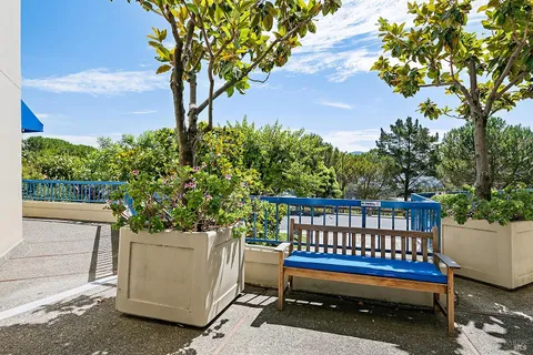 a view of a backyard of the house
