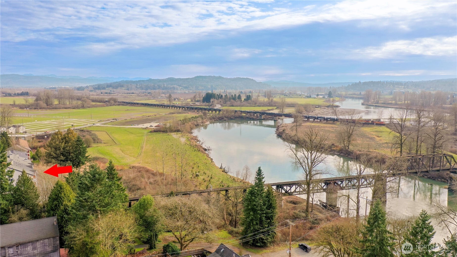 509 1st Street, Unit 104 Snohomish, WA 98290 - Photo 33 of 33 a view of a lake and outdoor space