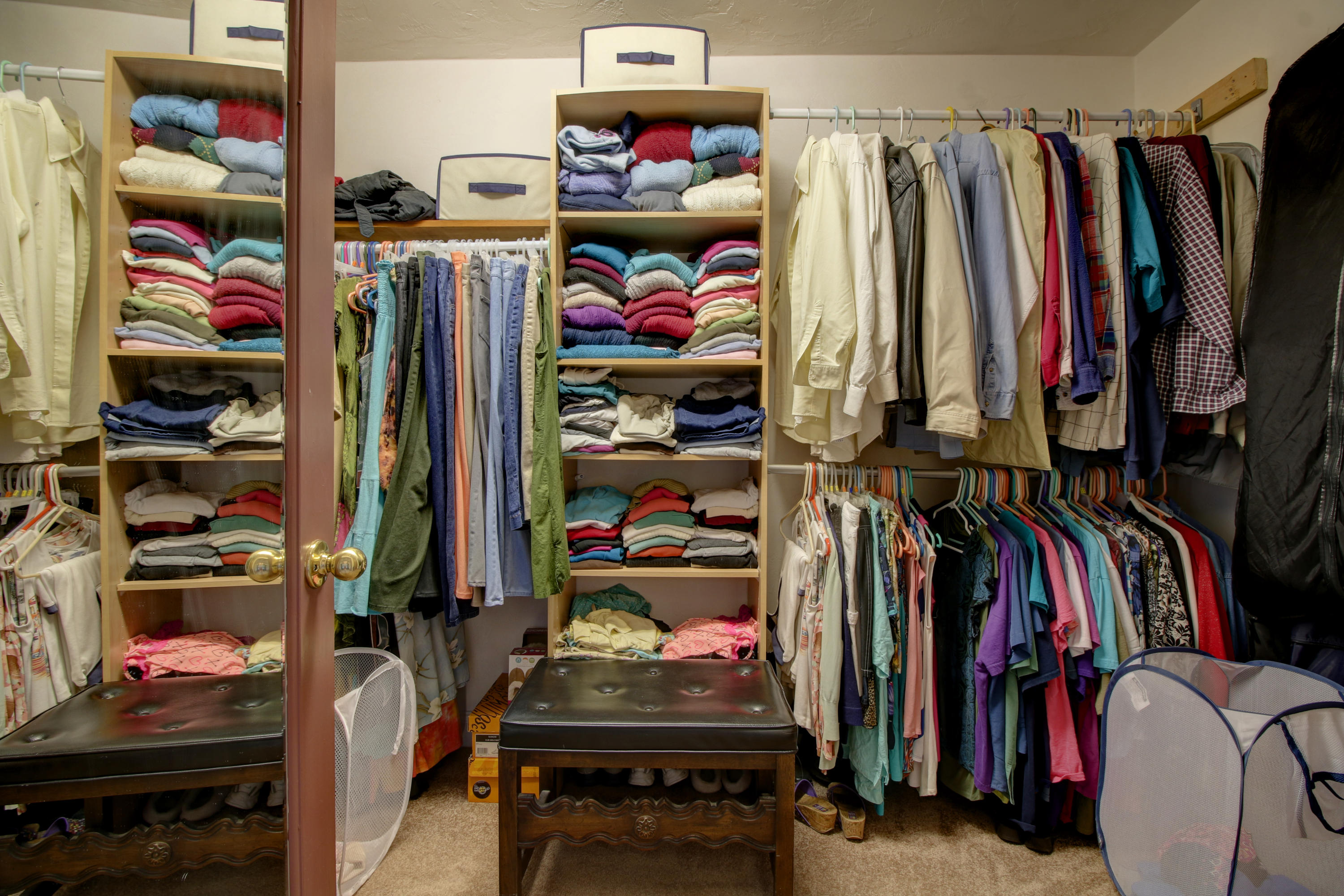 4020 Hatchett Road Penhook, VA 24137 - Photo 22 of 64 a view of walk in closet with clothes and shoes