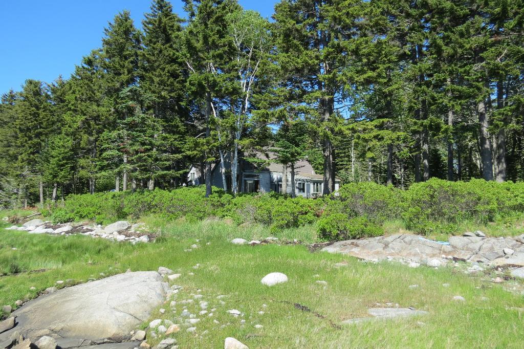 39 Rocky Point Road Spruce Head, ME 04859 - Photo 20 of 23 Looking up at the house from the beach.