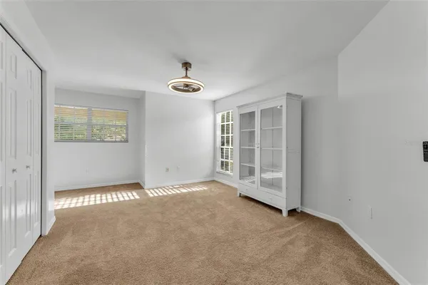 a view of an empty room