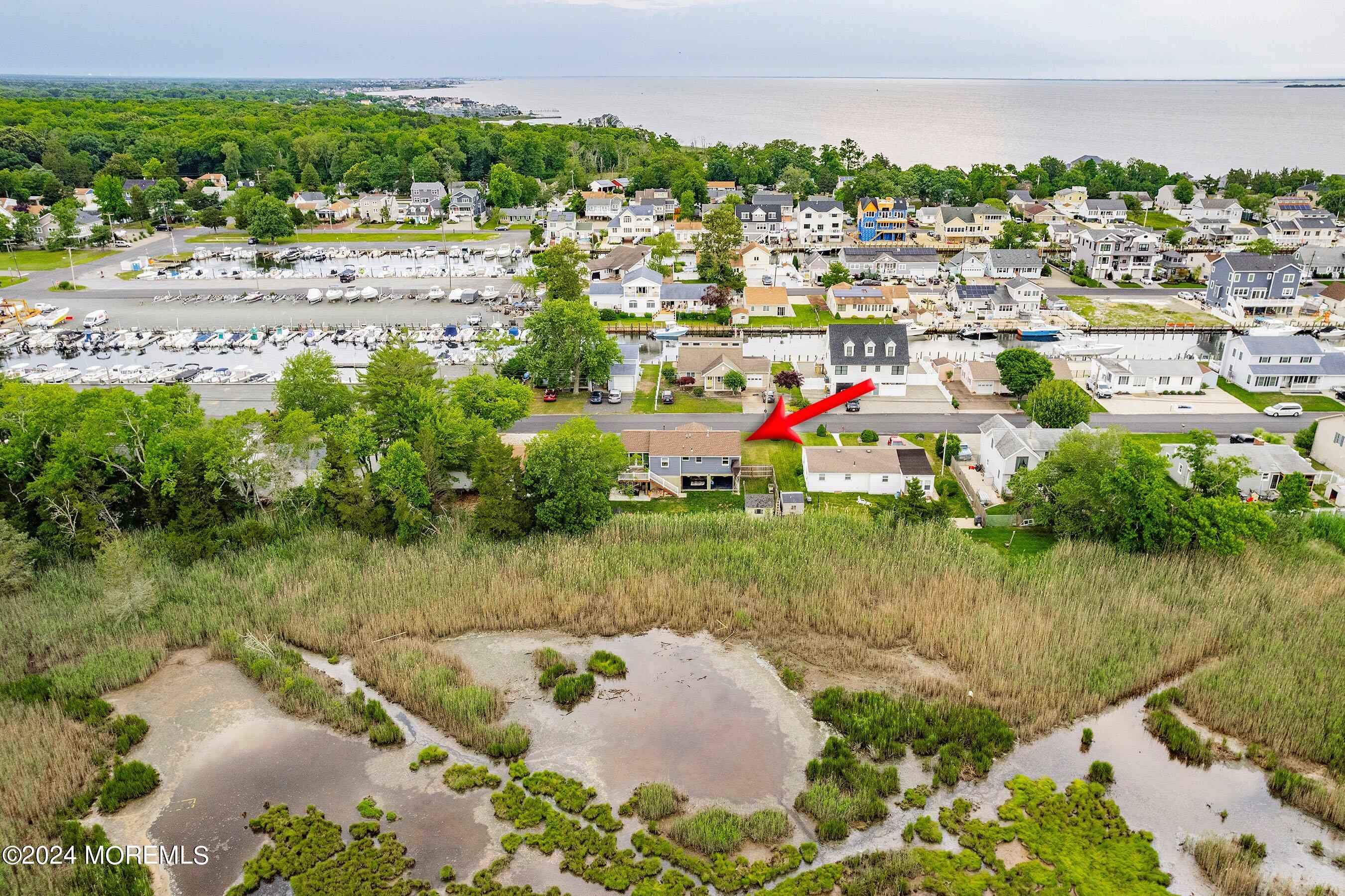 102 Marine Road Waretown, NJ 08758 - Photo 35 of 35 35-Back Aerial ARROW