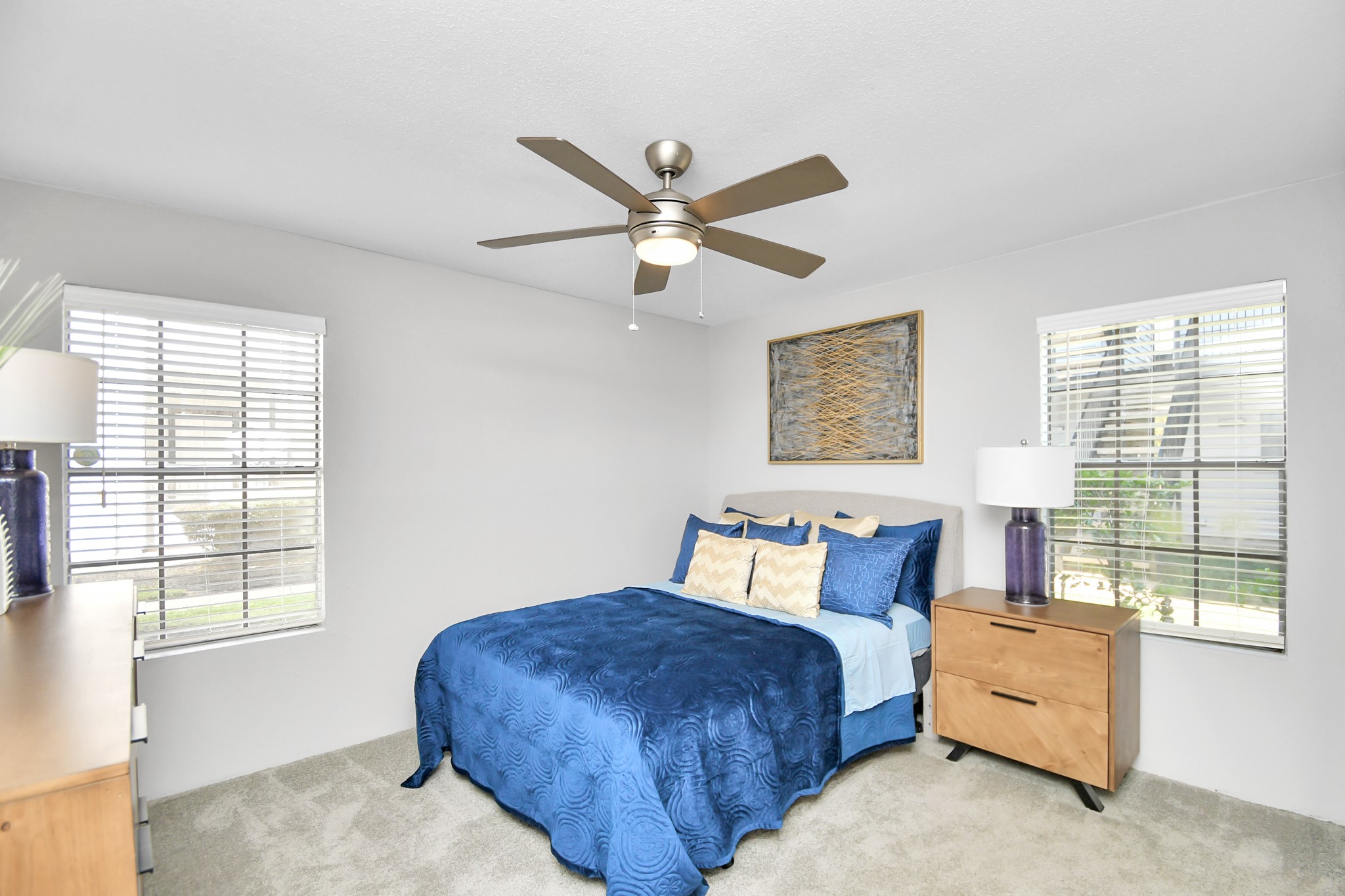 2701 West Bellfort Avenue, Unit 1001 Houston, TX 77054 - Photo 14 of 44 a bedroom with a bed and a large window