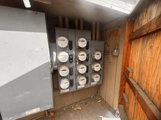 a view of water heater room