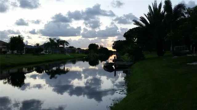 a view of a golf course