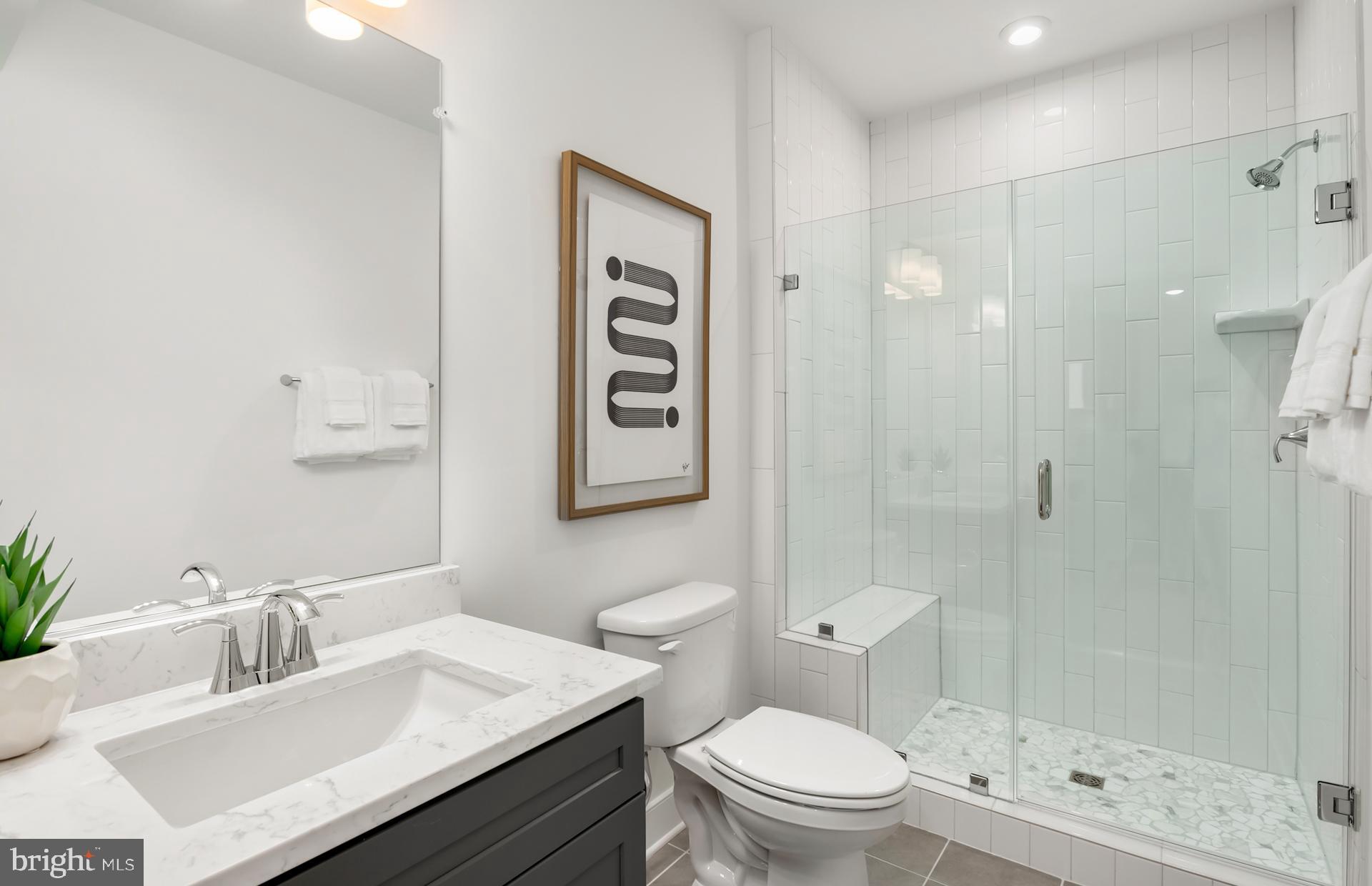 18278 Cresswell Rst Lane Leesburg, VA 20176 - Photo 45 of 63 a bathroom with a sink toilet and shower