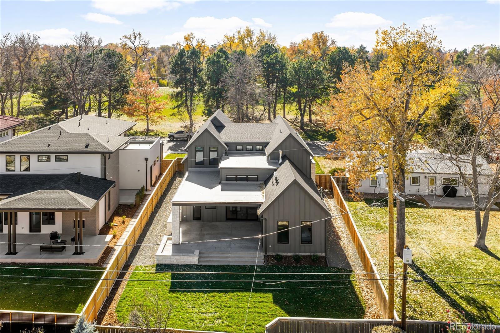 4645 Highline Place Denver, CO 80222 - Photo 38 of 48 a view of a swimming pool with a patio