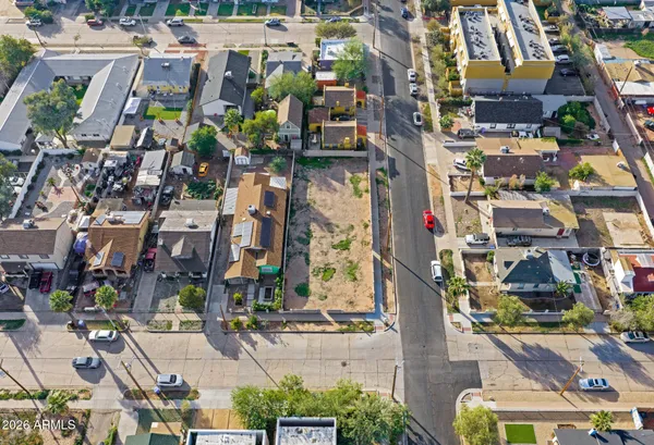 an aerial view of a
