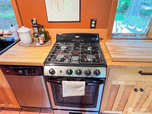 a view of a garden with flowers