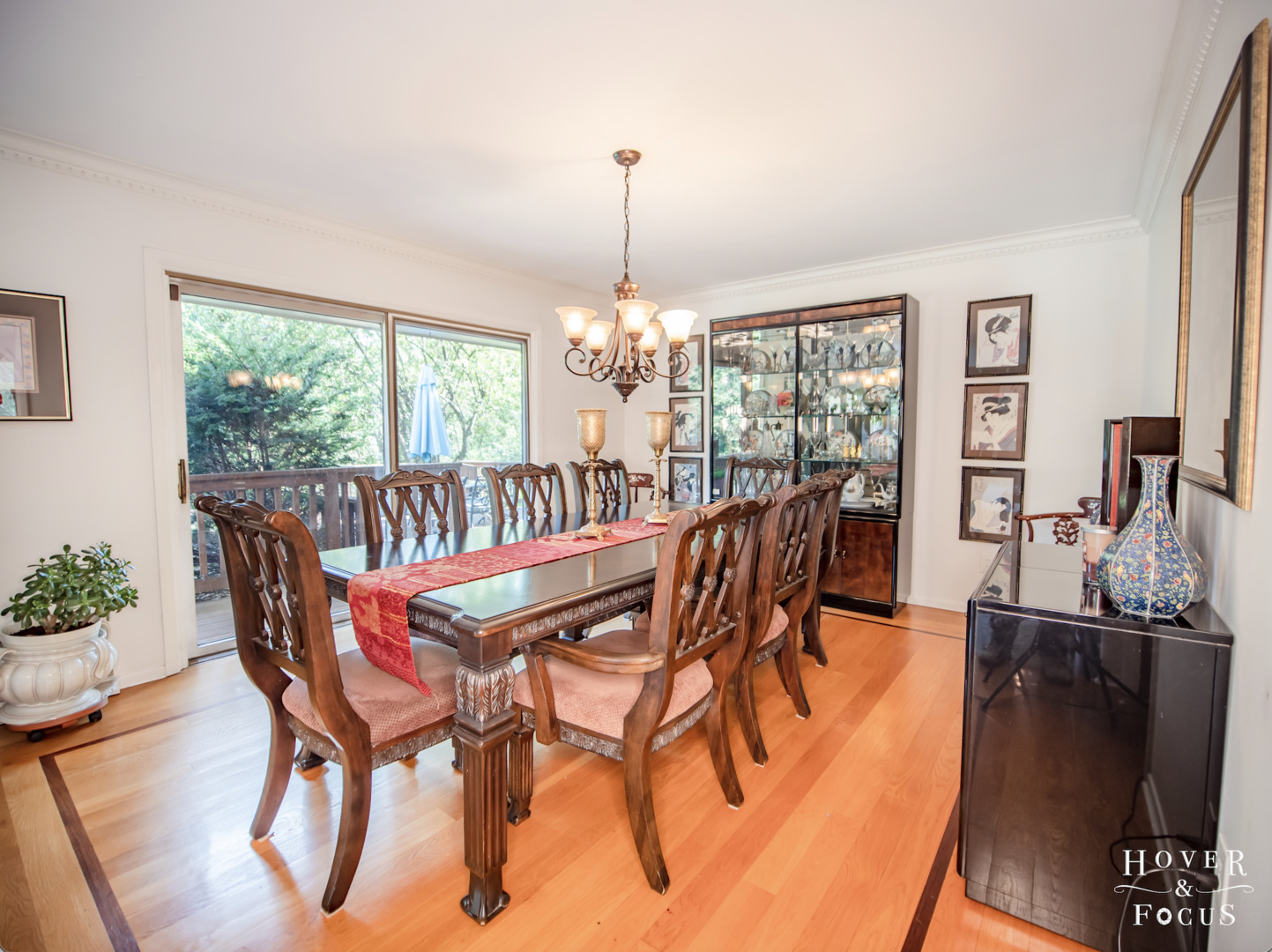 28 Marryat Road Trout Valley, IL 60013 - Photo 22 of 45 a view of a dining room with furniture window and outside view