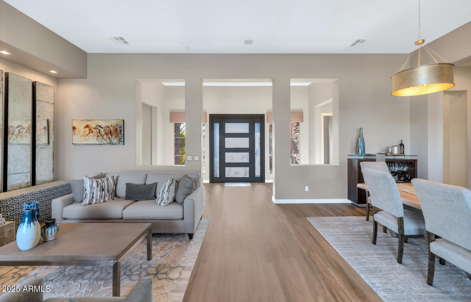 9740 East Lofty Point Road Scottsdale, AZ 85262 - Photo 7 of 43 Foyer Opens to Living and Dining