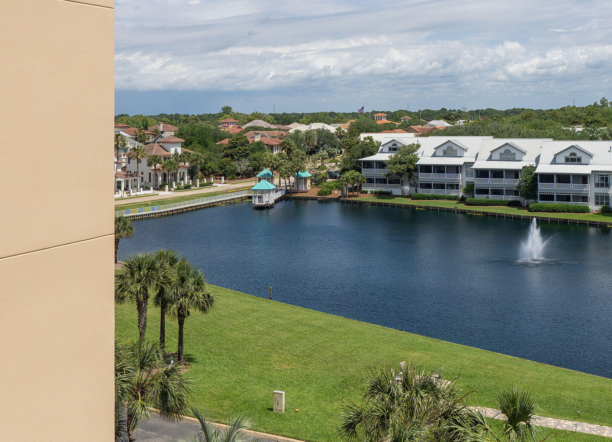 9815 Highway 98, Unit 200 Miramar Beach, FL 32550 - Photo 45 of 54 an aerial view of residential houses with outdoor space and swimming pool