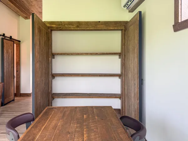 a view of front door