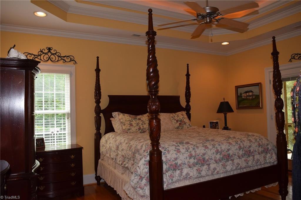 296 Canyon Road Mocksville, NC 27028 - Photo 12 of 30 Master Bedroom with Double Trey ceilings and mood lighting.