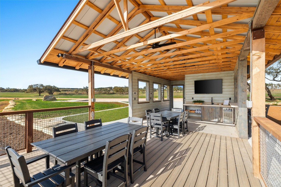 3516 Mt Sharp Road, Unit 23 Wimberley, TX 78676 - Photo 29 of 40 a view of a patio with swimming pool