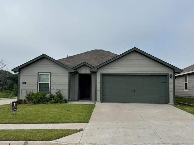 820 Lighthouse Street Princeton, TX 75407 - Photo 1 of 1 Ranch-style house featuring an attached garage, driveway, and a front yard