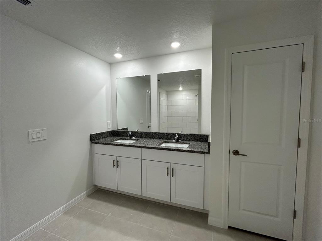 13095 Calcite Blue Avenue Wimauma, FL 33598 - Photo 16 of 28 a bathroom with a sink and a mirror