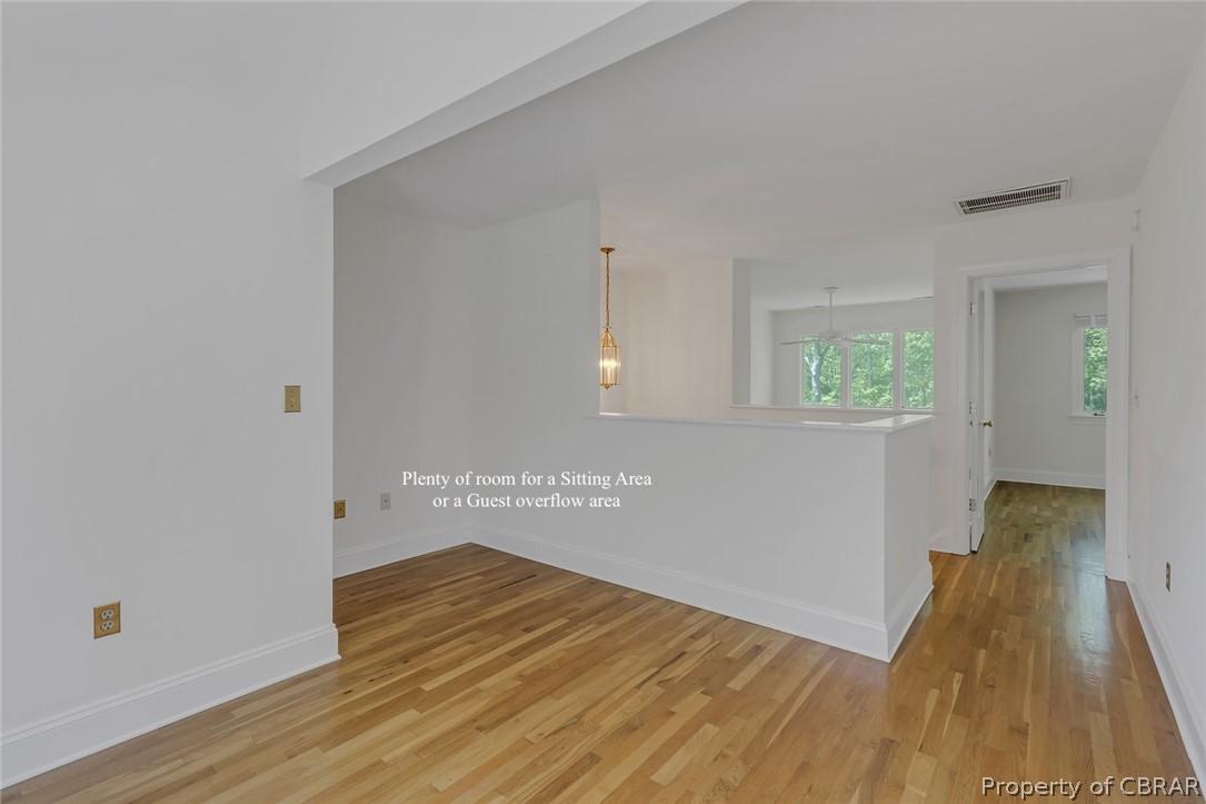 5818 Rivers Landing Terrace, Unit 5818 White Stone, VA 22578 - Photo 28 of 50 Unfurnished room with light hardwood / wood-style floors