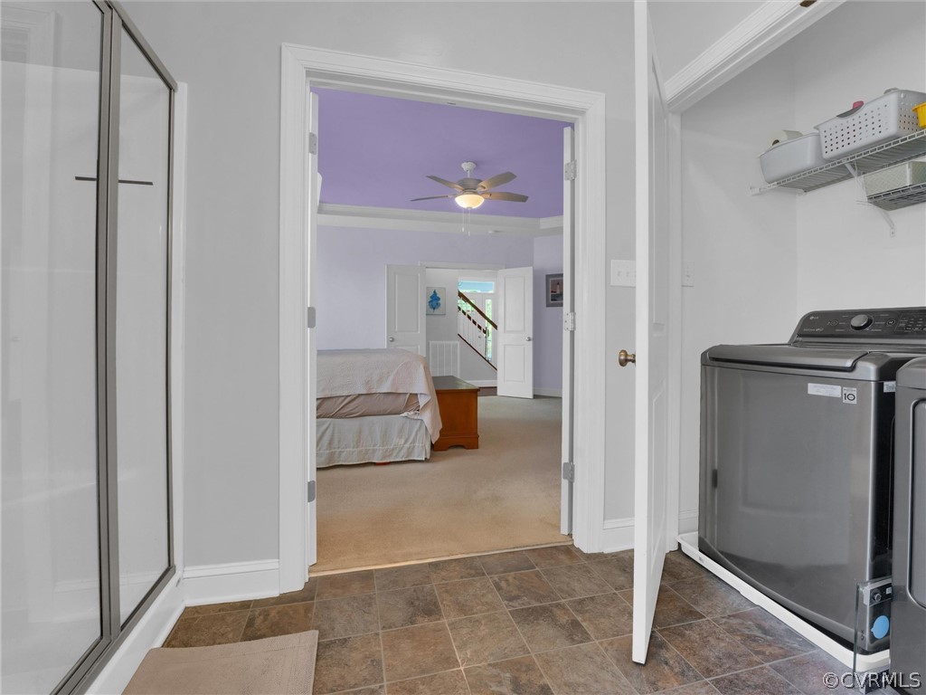 2842 Bayfront Way Midlothian, VA 23112 - Photo 30 of 50 a view of a hallway view with staircase