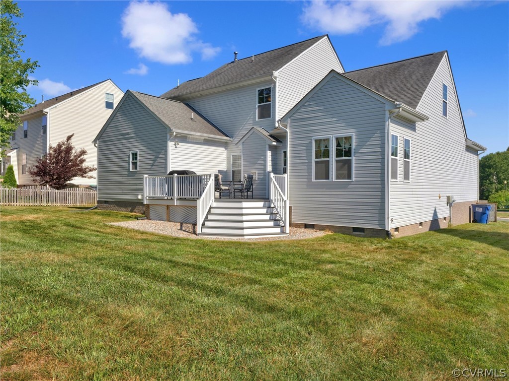 2842 Bayfront Way Midlothian, VA 23112 - Photo 47 of 50 a front view of a house with a yard