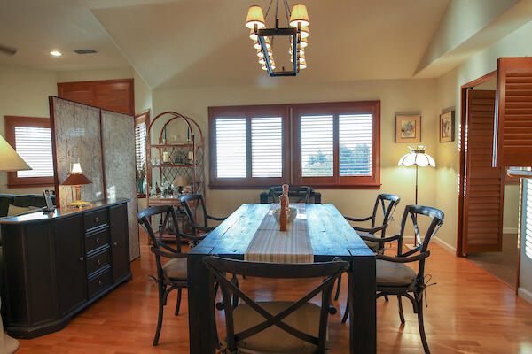 1050 Spring Road Shelter Cove, CA 95589 - Photo 17 of 42 a view of a dining room with furniture window and outside view