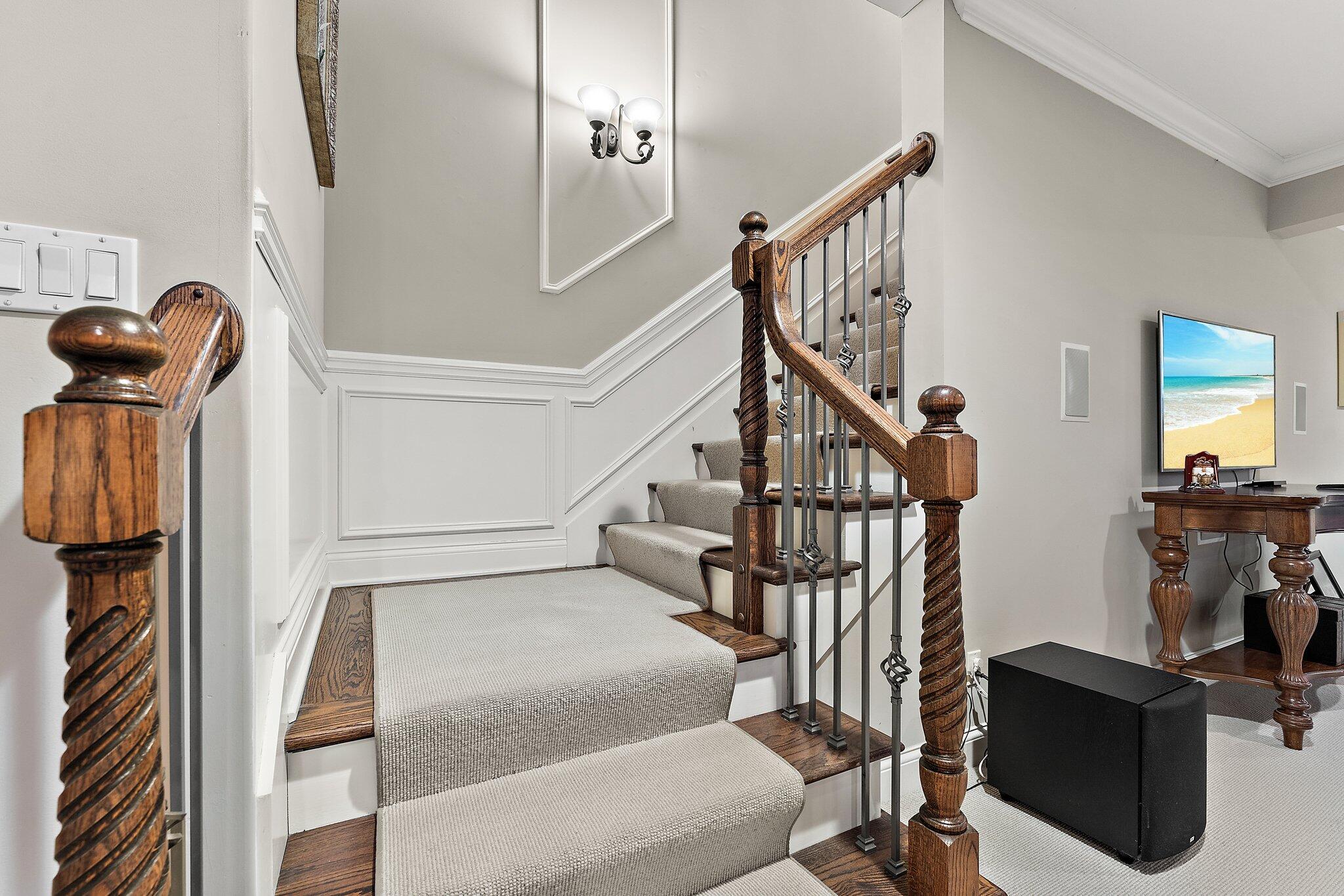 1191 Churchill Lane Crown Point, IN 46307 - Photo 46 of 80 a view of entryway with workspace and stairs