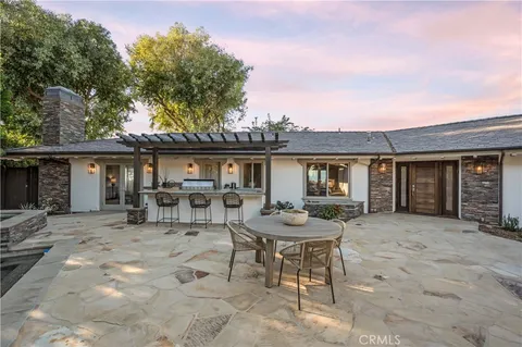 a view of a house with patio