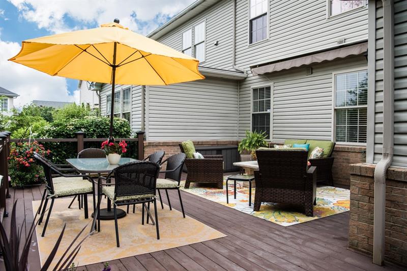 2421 Nicholson Road Sewickley, PA 15143 - Photo 23 of 25 Spacious and private rear deck with retractable awning