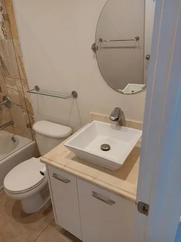 a bathroom with a sink and a toilet