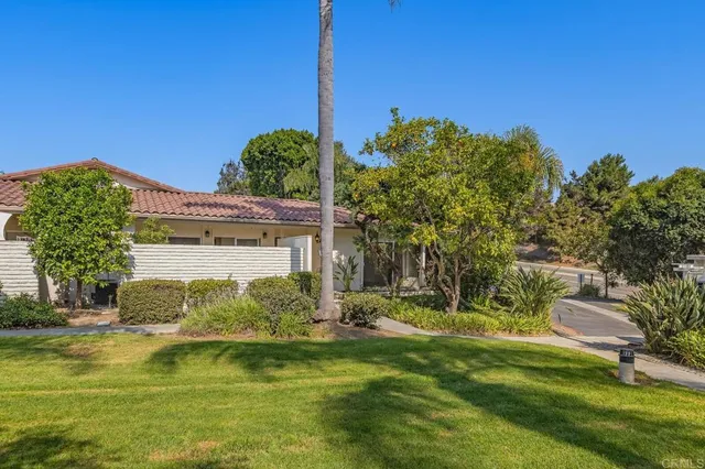 a view of a back yard