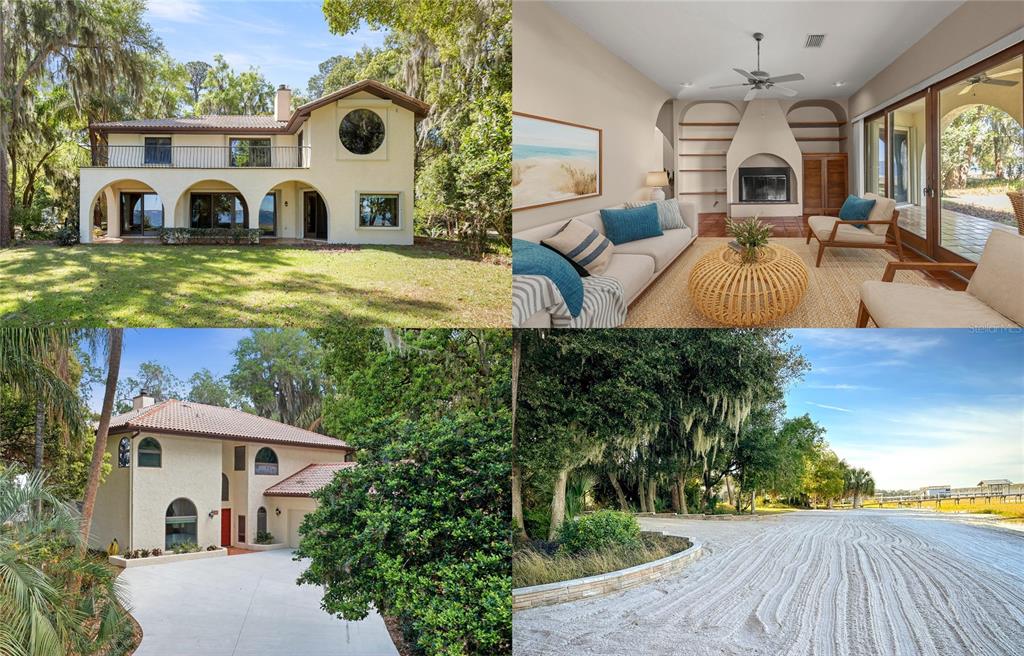 12621 Southeast Sunset Harbor Road Weirsdale, FL 32195 - Photo 2 of 54 an aerial view of a house with swimming pool