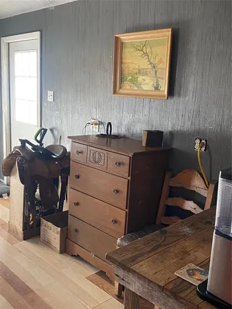 a room with furniture and window