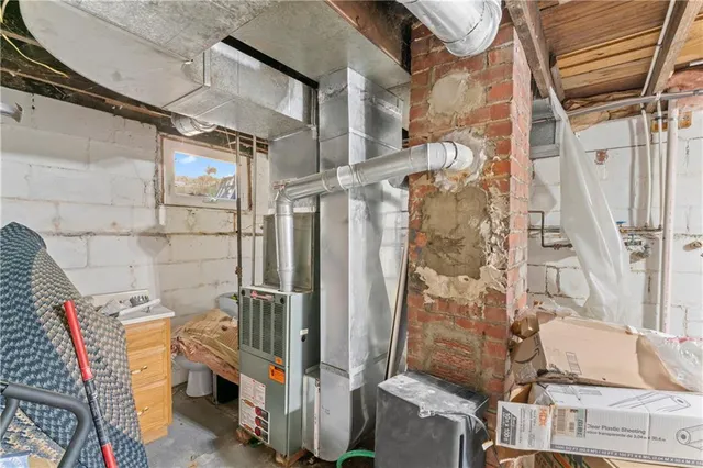 a view of storage and utility room