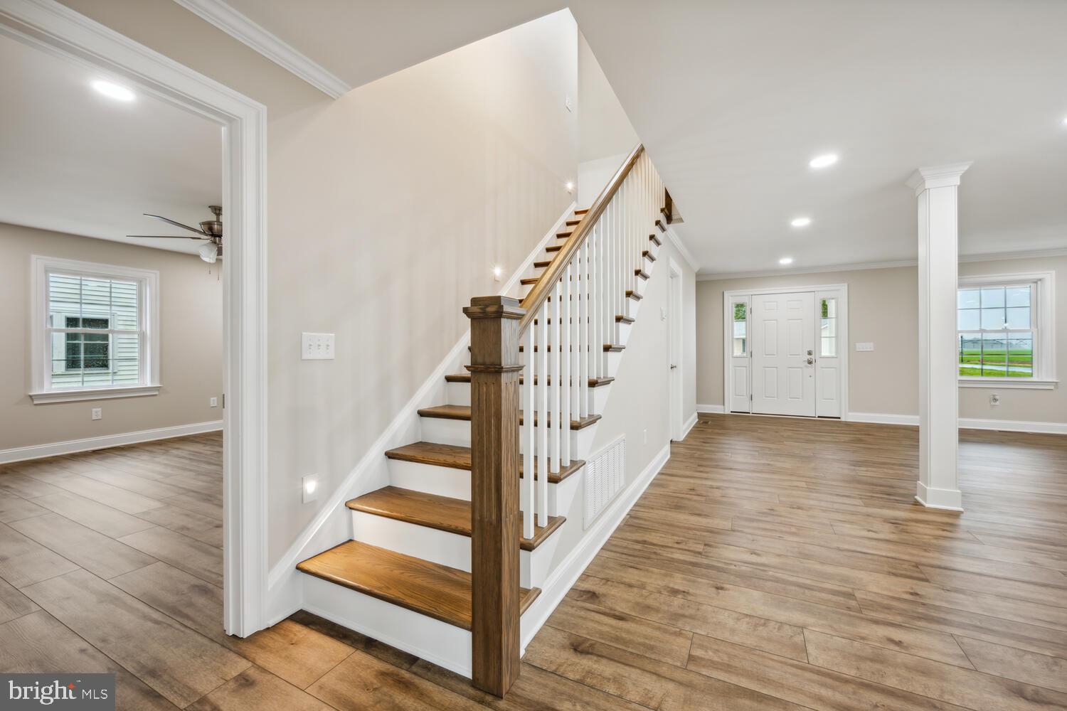 405 Collins Avenue Hurlock, MD 21643 - Photo 23 of 49 a view of entryway with wooden floor