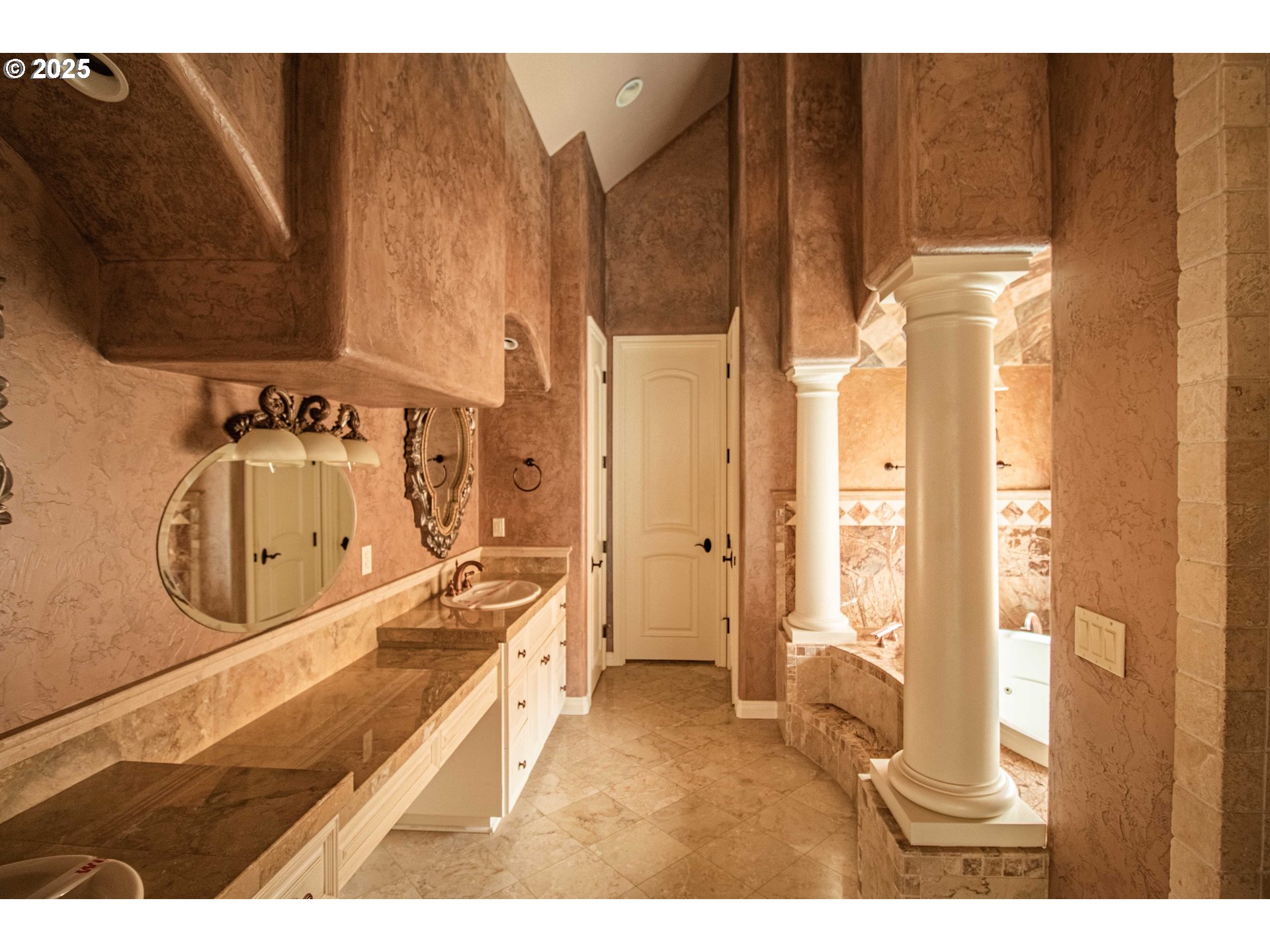 3760 Meadow View Drive Eugene, OR 97408 - Photo 31 of 46 a bathroom with a sink and a mirror