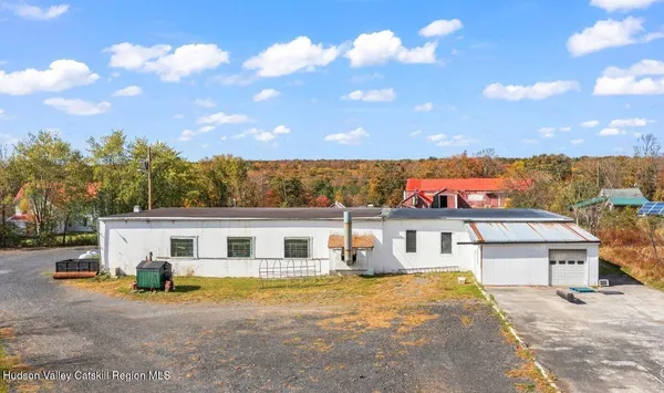 a view of a house with a patio