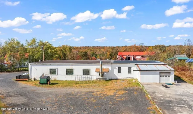 a view of a house with a patio