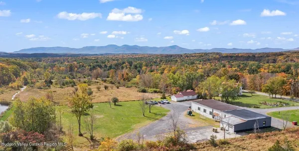 a view of a swimming pool and lake view