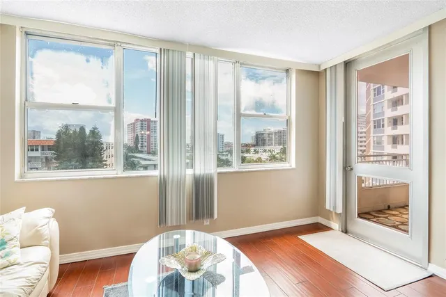 a view of livingroom with furniture and window