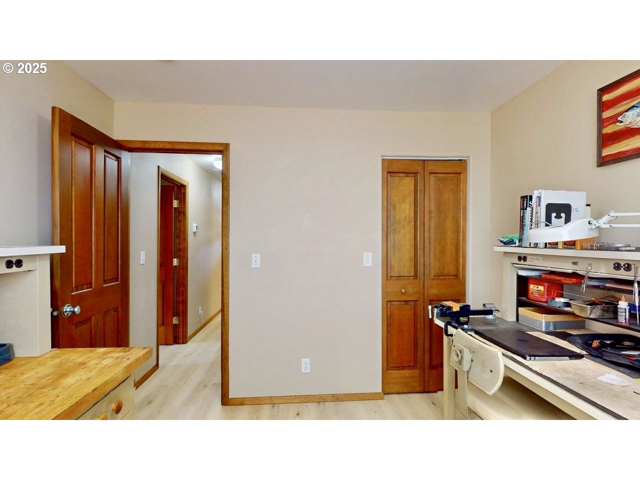 869 North Collier Street Coquille, OR 97423 - Photo 28 of 41 a living room with a couch and a flat screen tv