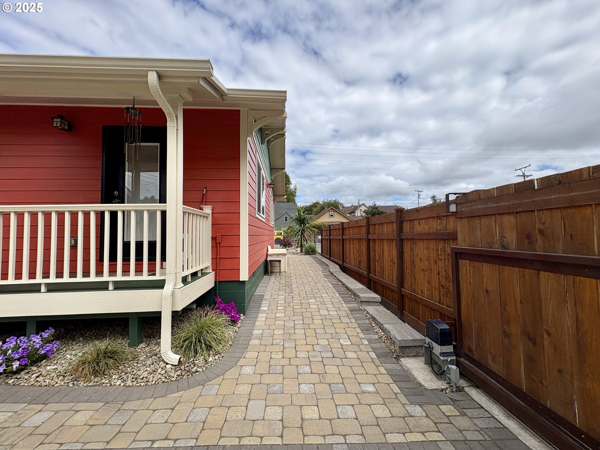 869 North Collier Street Coquille, OR 97423 - Photo 30 of 41 a view of a wooden deck front of house
