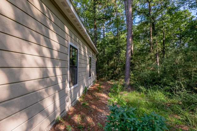 a view of an outdoor space and trees