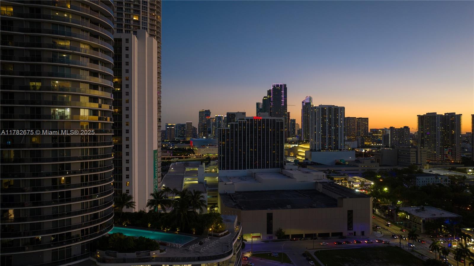 1837 Northeast 4th Avenue, Unit 2113 Miami, FL 33132 - Photo 16 of 16 a city view with tall buildings
