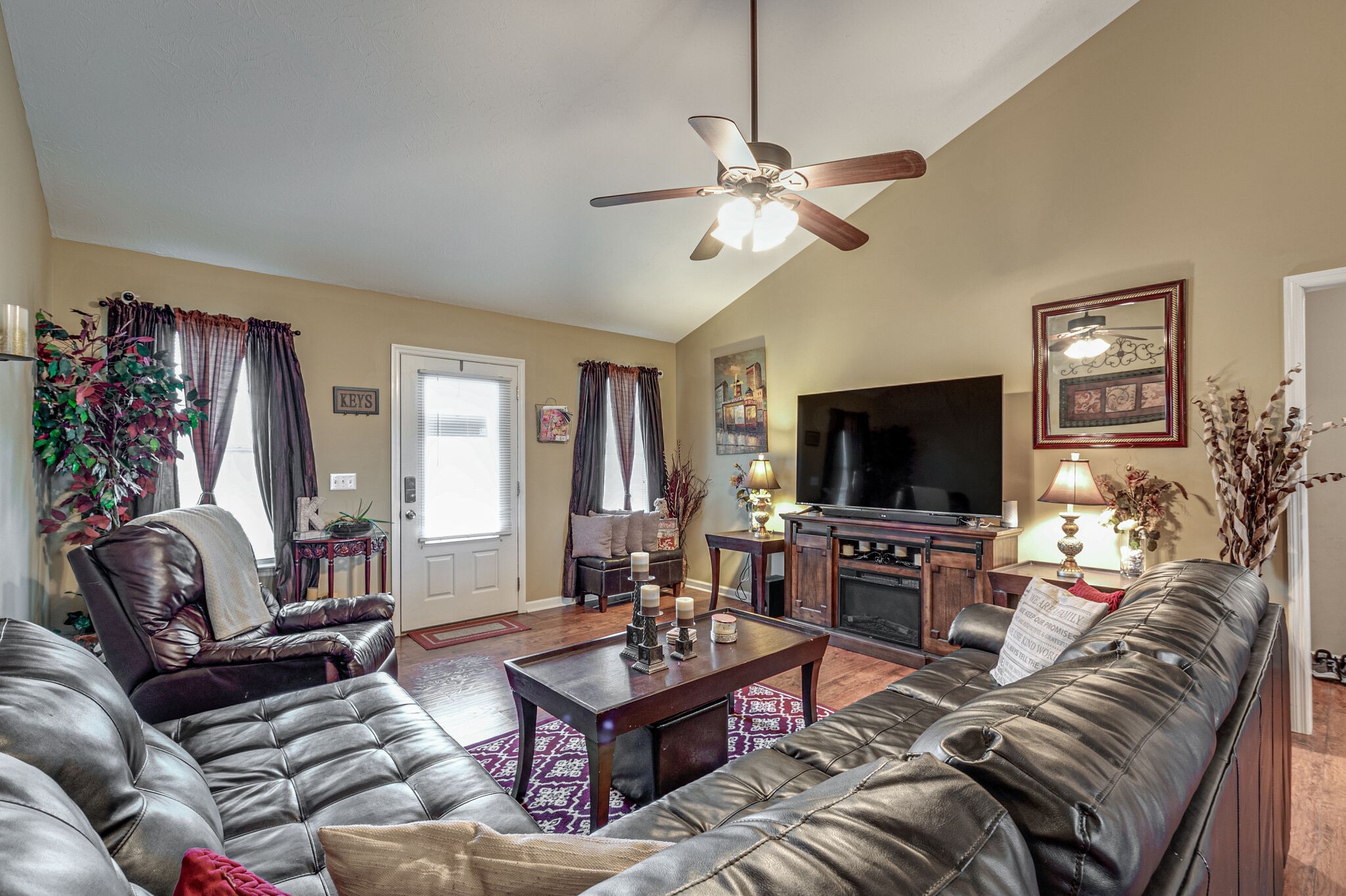 5 Roberts Lane Lebanon, TN 37087 - Photo 5 of 23 a living room with furniture and a flat screen tv