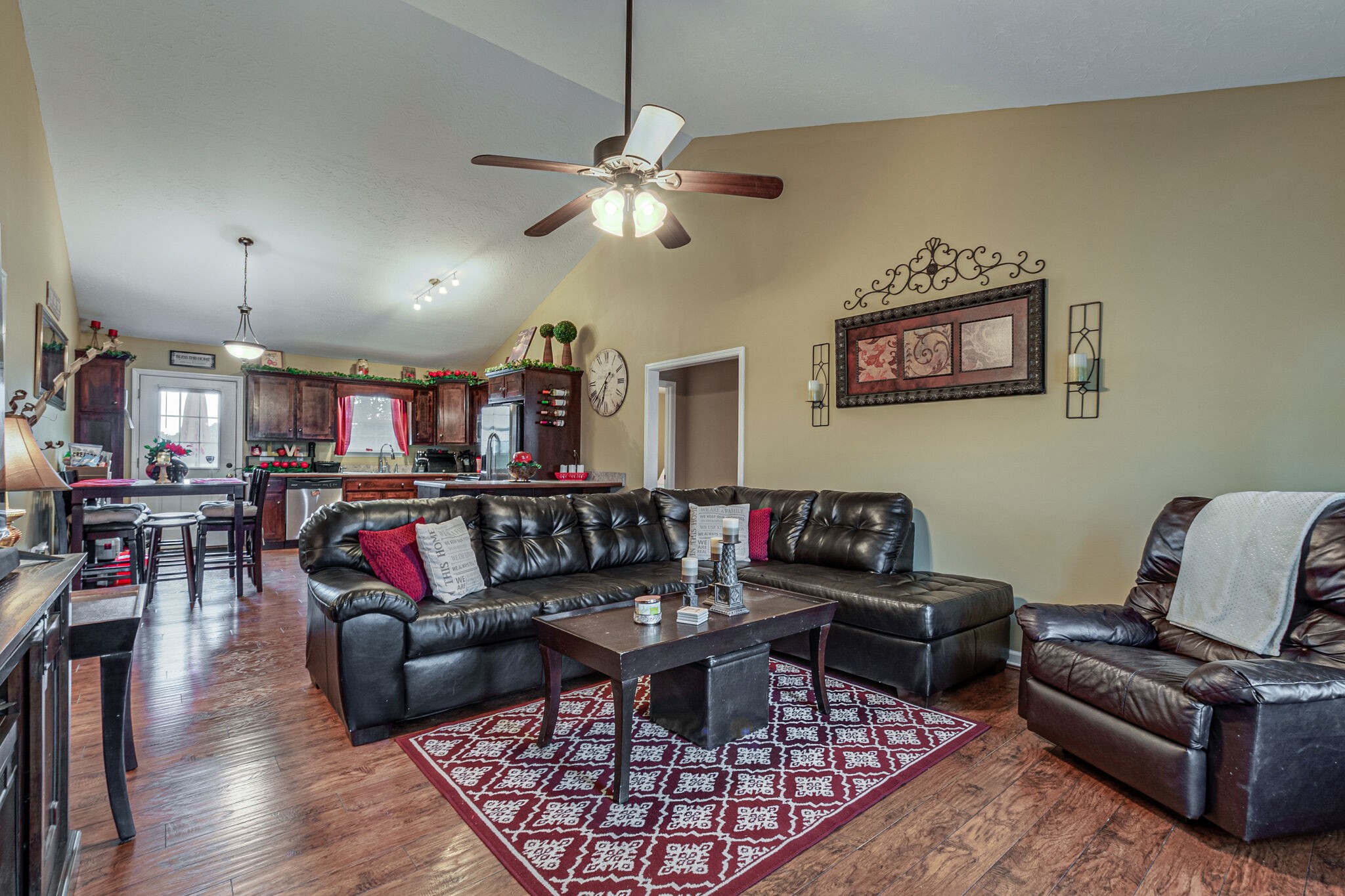 5 Roberts Lane Lebanon, TN 37087 - Photo 7 of 23 a living room with furniture a ceiling fan and a rug