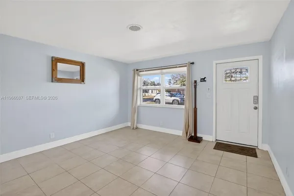 a view of an empty room