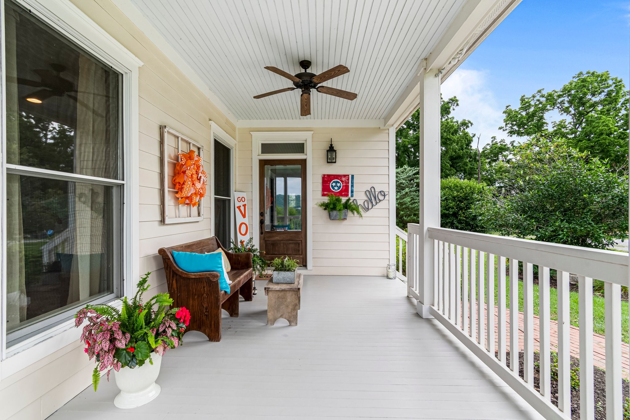4540 Peytonsville Road Franklin, TN 37064 - Photo 41 of 84 a view of a porch with seating space